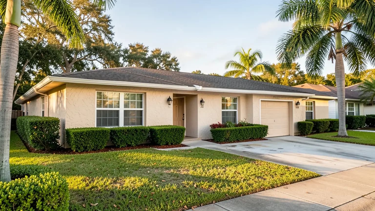 Fort Lauderdale, Florida — neighborhood after a fire damage loss.
