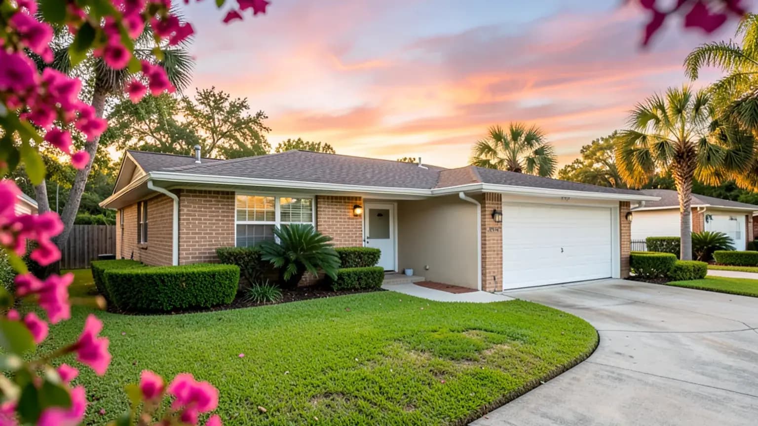 Fort Lauderdale, Florida — neighborhood after a hurricane damage loss.