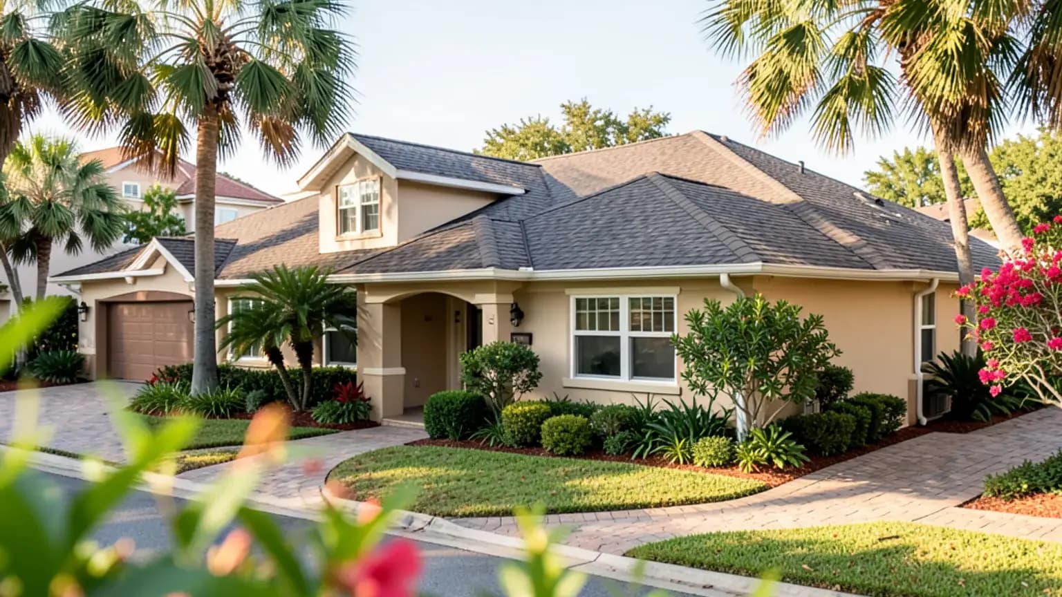 Aerial view of Palm Beach County, Florida