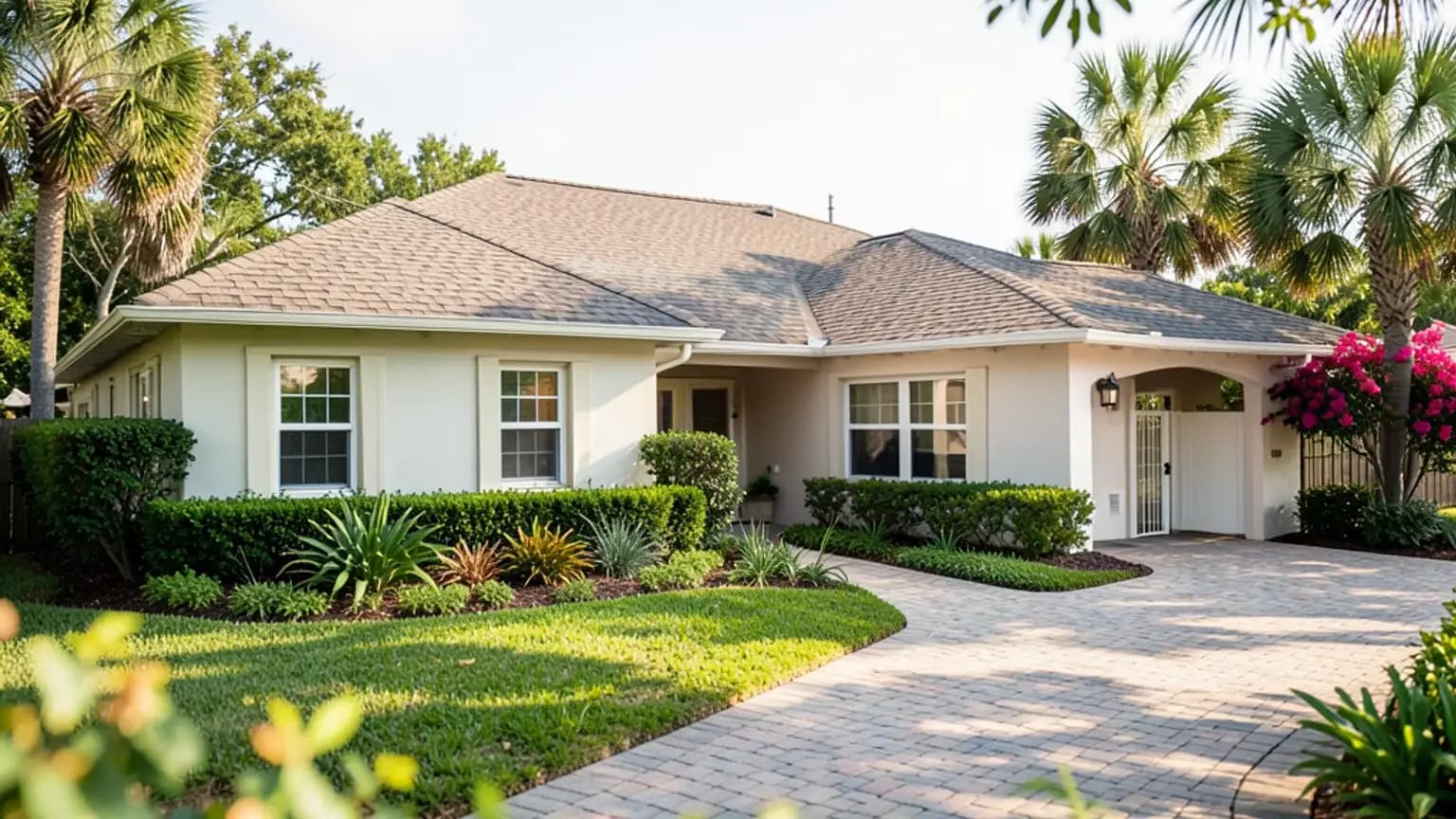 Naples, Florida — neighborhood after a water damage loss.