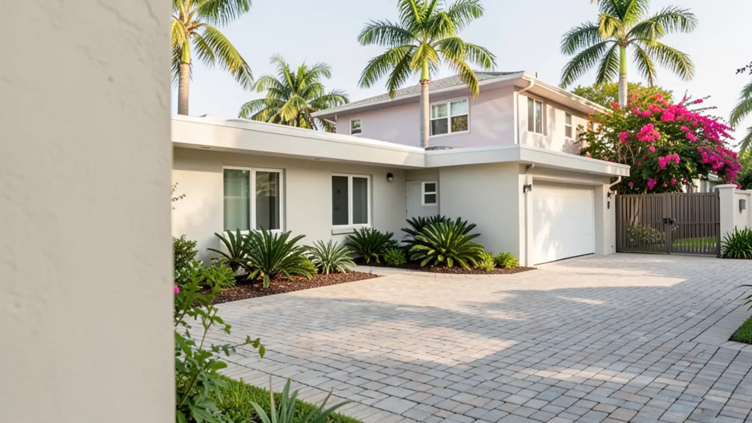 Naples, Florida — neighborhood after a roof damage loss.