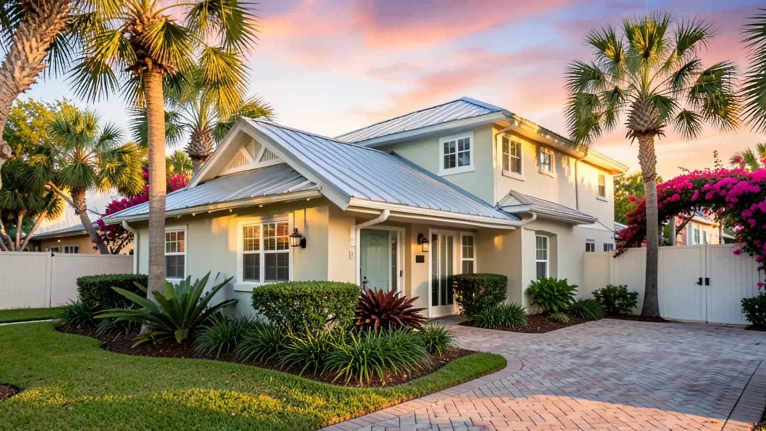 Naples, Florida — neighborhood after a pipe break damage loss.