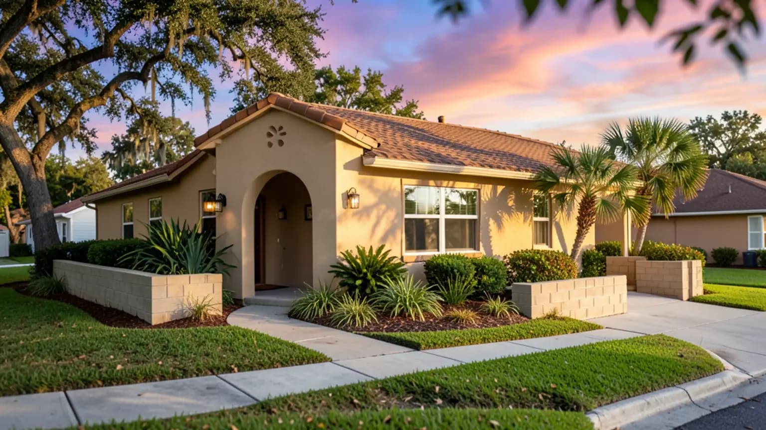 Aerial view of Hillsborough County, Florida