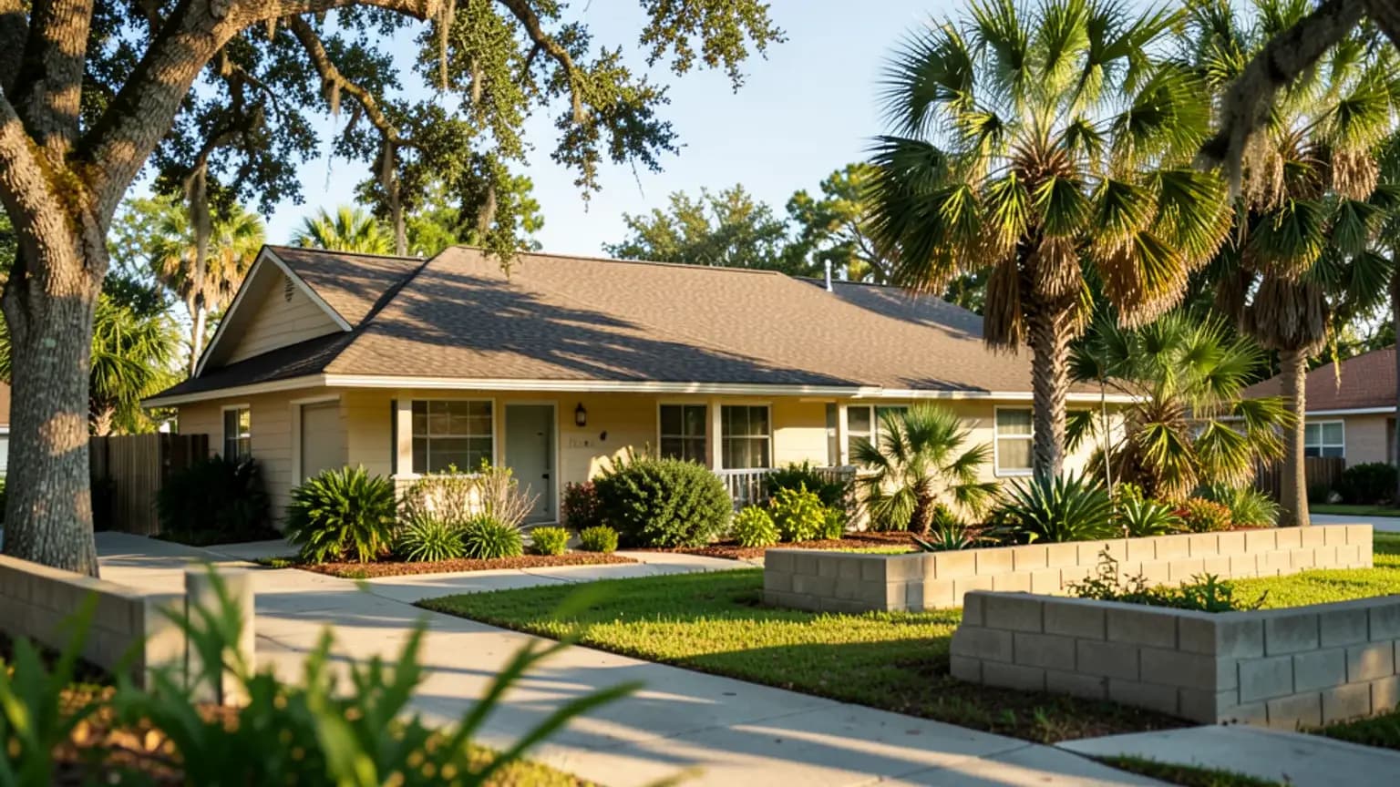 Tampa, Florida — neighborhood after a water damage loss.