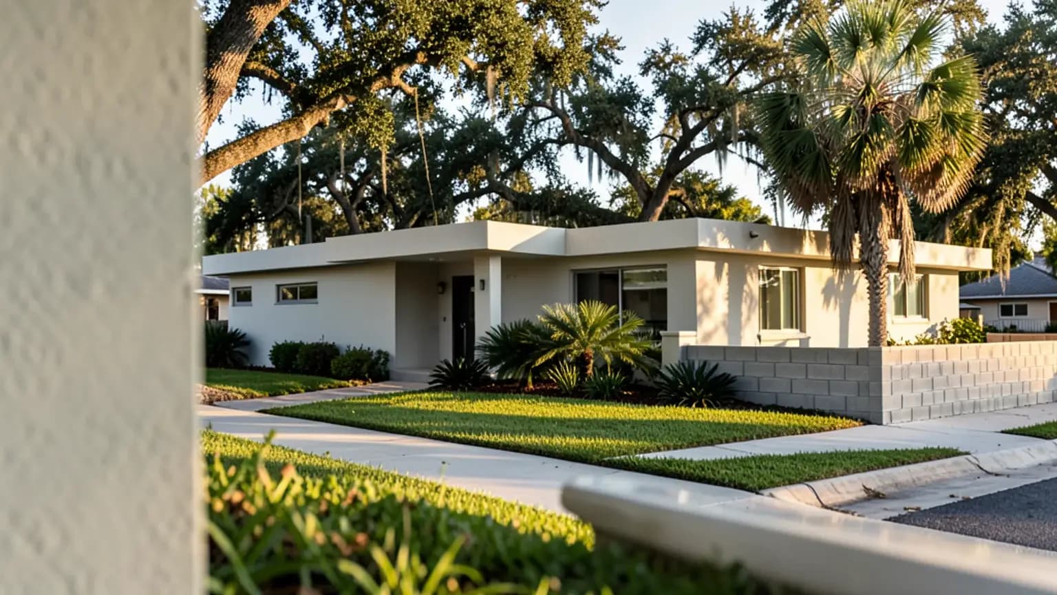 Tampa, Florida — neighborhood after a roof damage loss.
