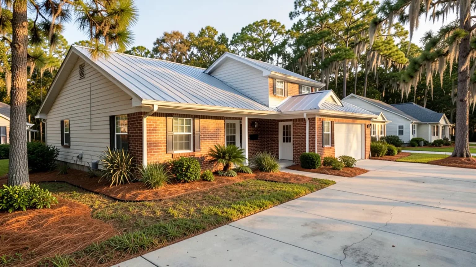 Jacksonville, Florida — neighborhood after a pipe break damage loss.