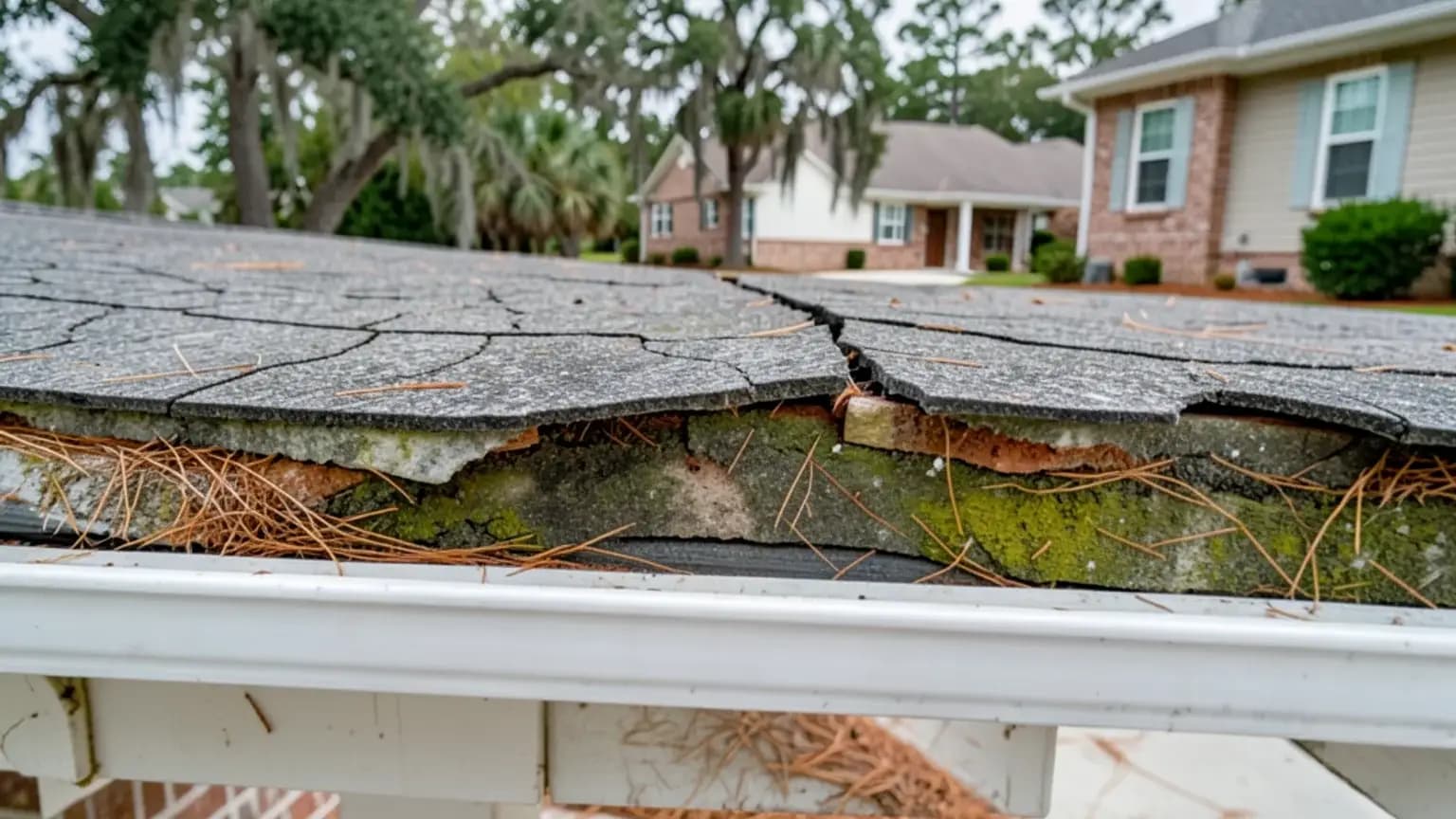 Roof Damage typical to Florida Fort Myers claims.
