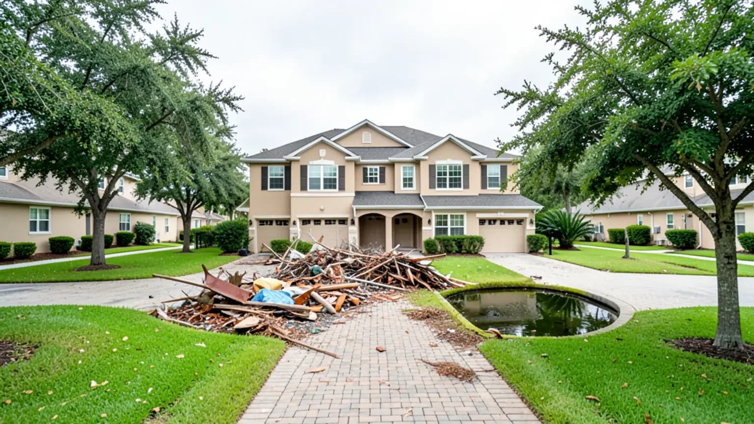 Shingle Damage claim scenario photograph