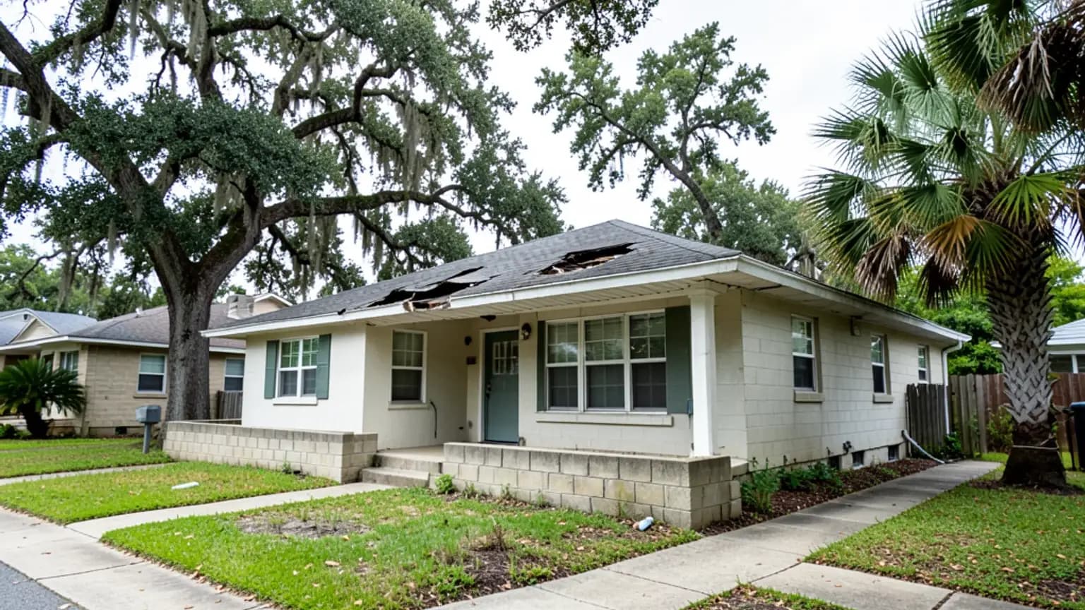 Carrier applied roof age-based ACV even though policy should be RCV. scenario illustration