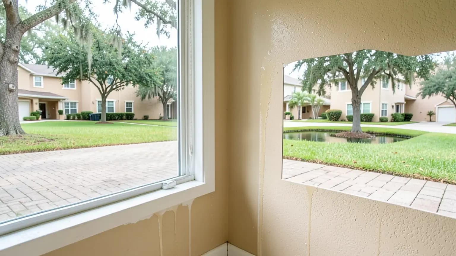Water Damage typical to Florida Tampa claims.