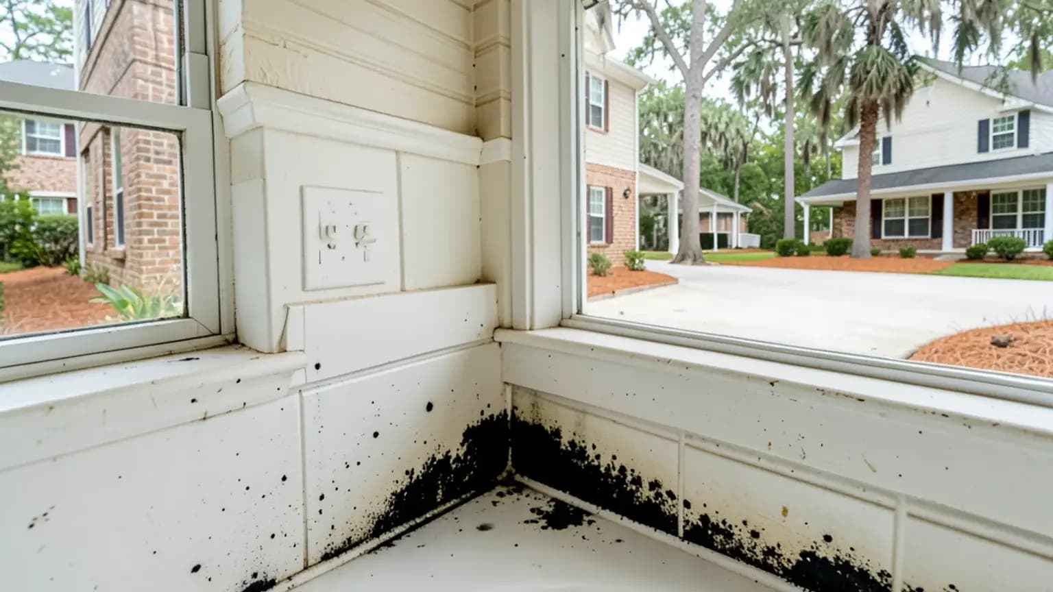 Mold Behind Wall claim scenario