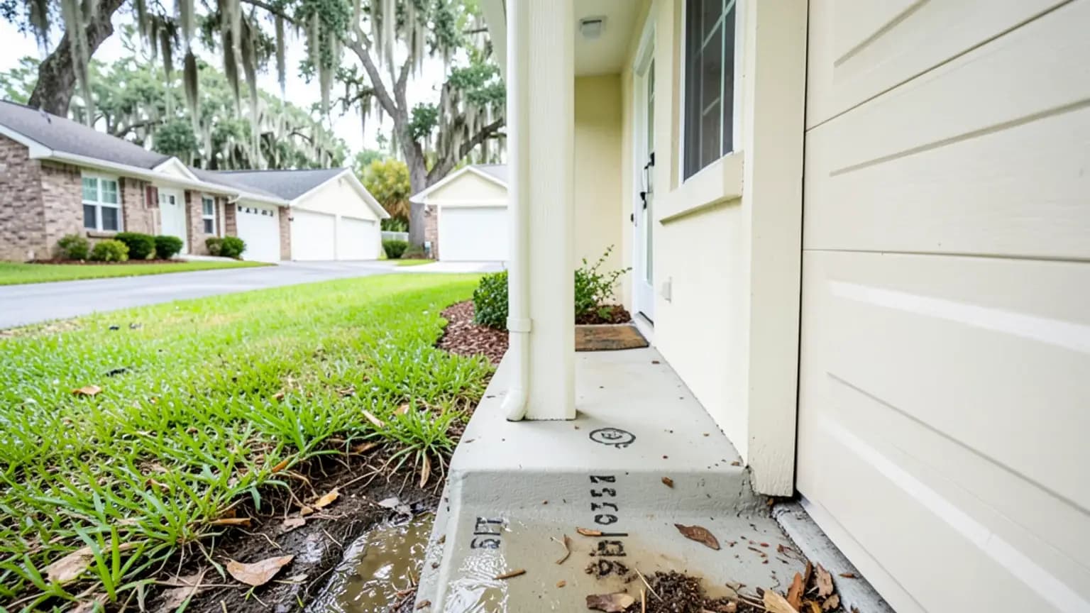 Flood Damage typical to Florida Naples claims.
