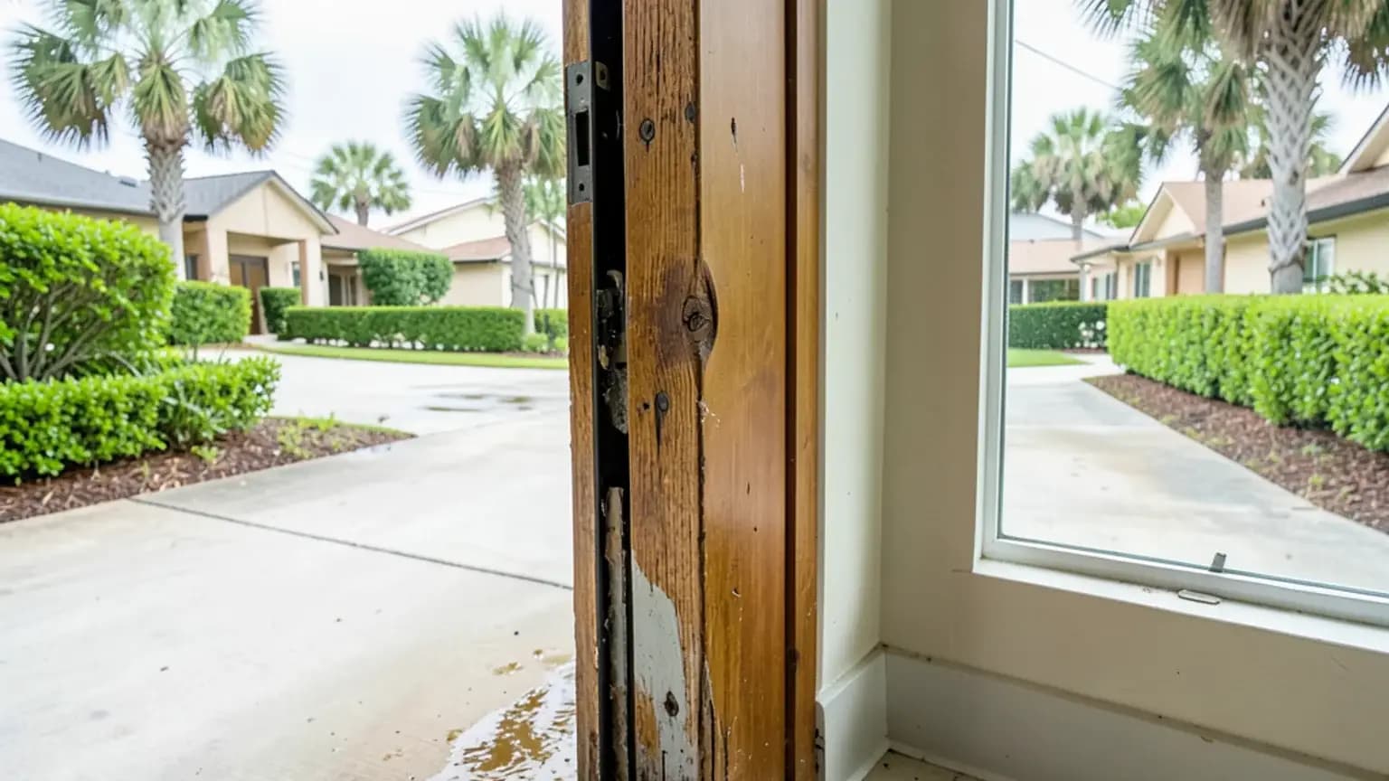Vehicle flooded at my property during storm.