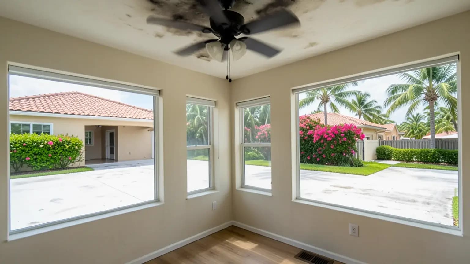 Neighbor's fire spread to my house.