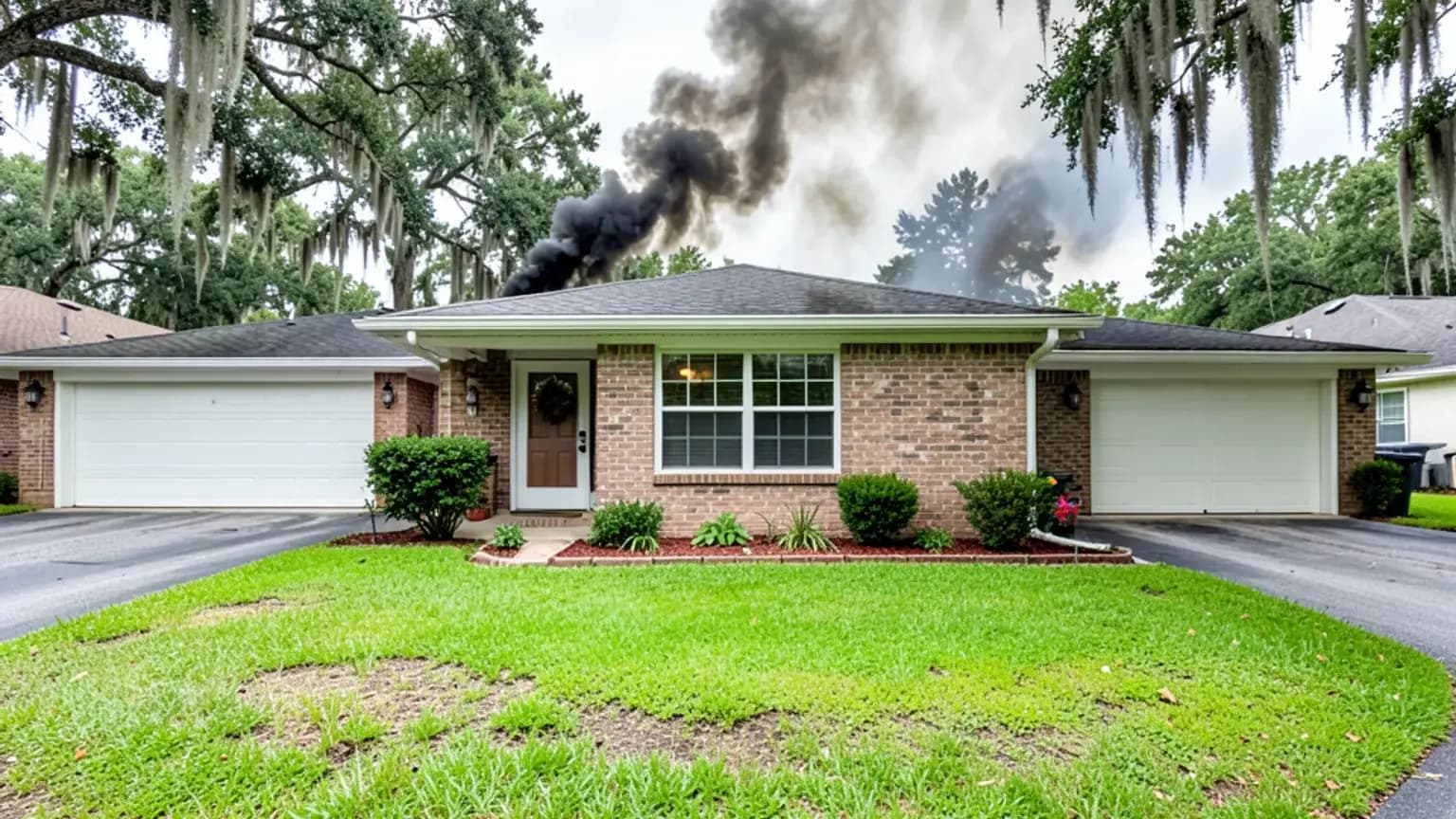 Fire Damage typical to Florida Fort Lauderdale claims.