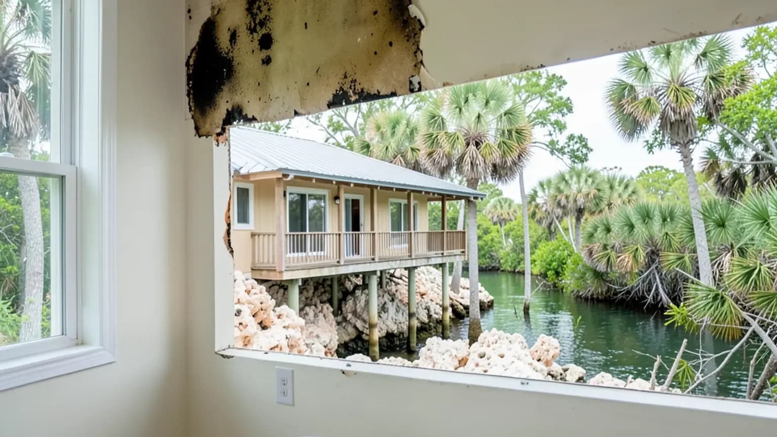 Outdoor Electrical Fire claim scenario