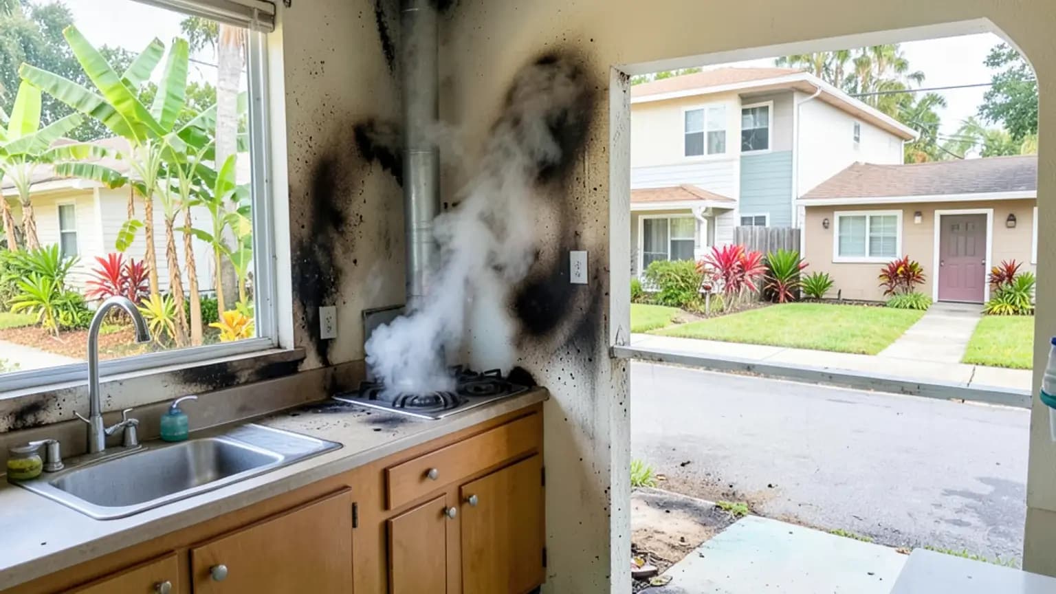 Candle Accident Fire claim scenario