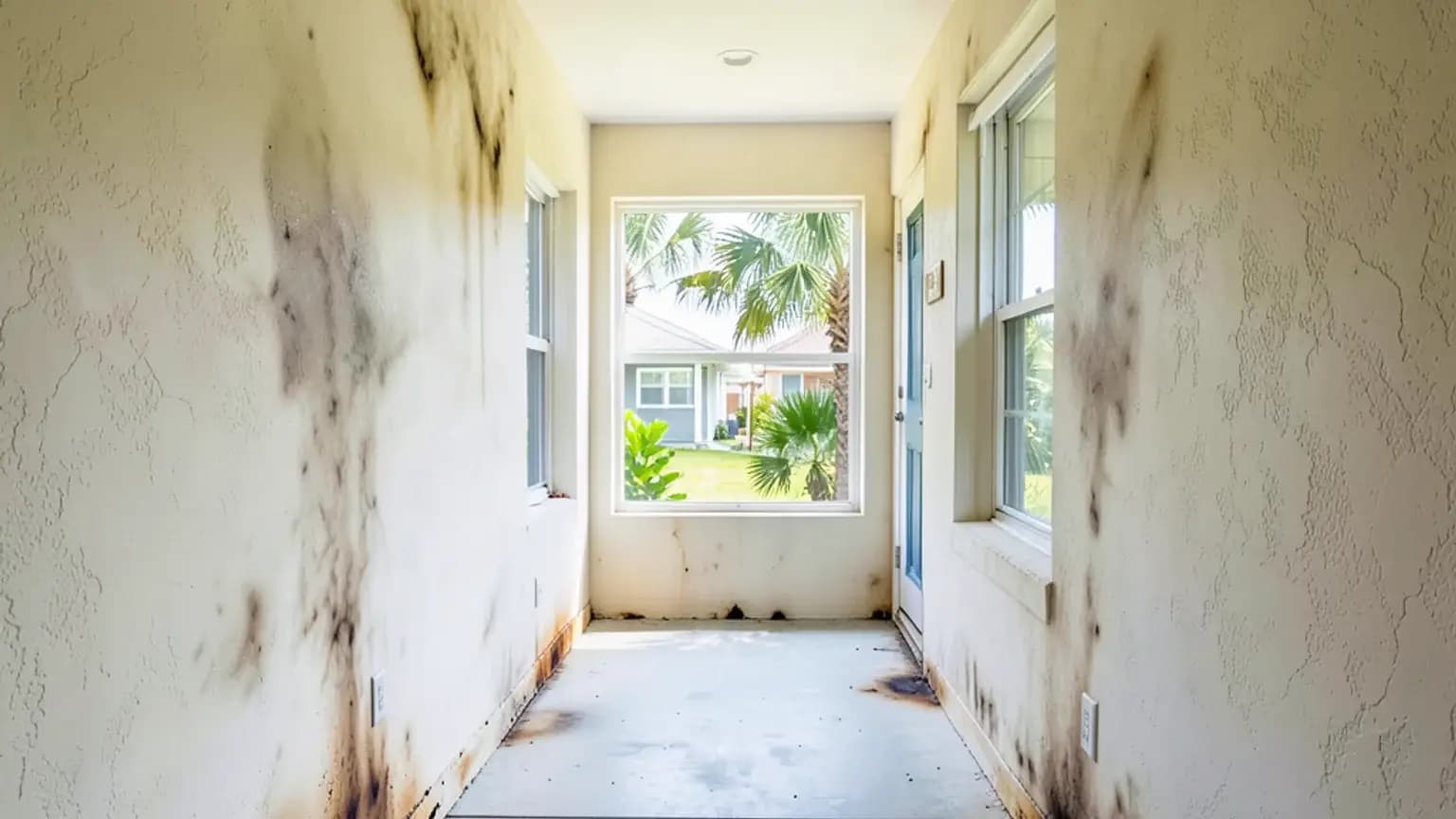 Fire Damage typical to Florida Tampa claims.