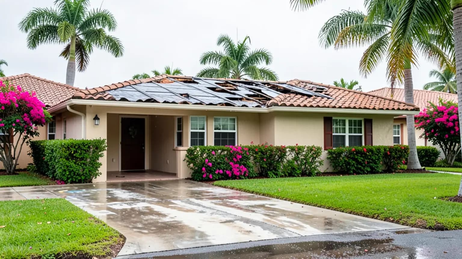 Hurricane Outbuildings Damage claim scenario