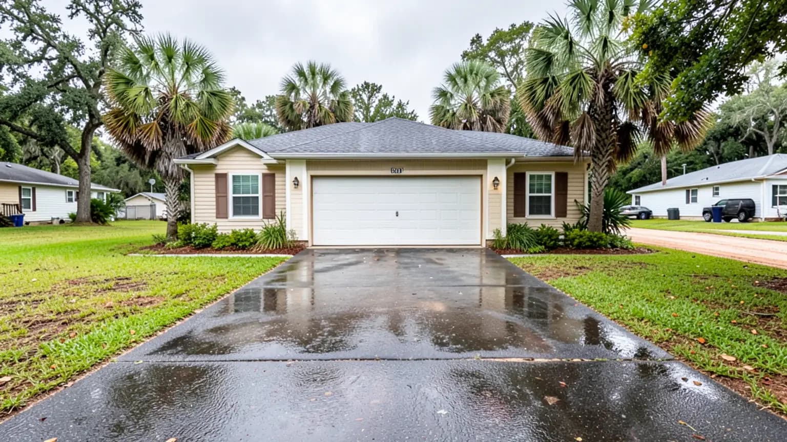 Wind Screen Enclosure Damage claim scenario photograph