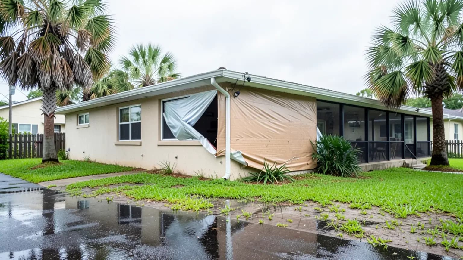 Wind Boat Lift Damage claim scenario