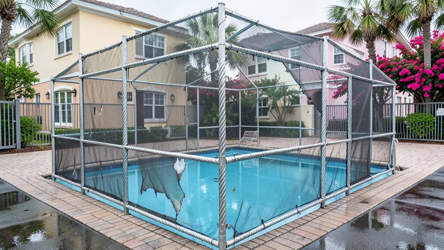 Hurricane Interior Water Damage claim scenario photograph