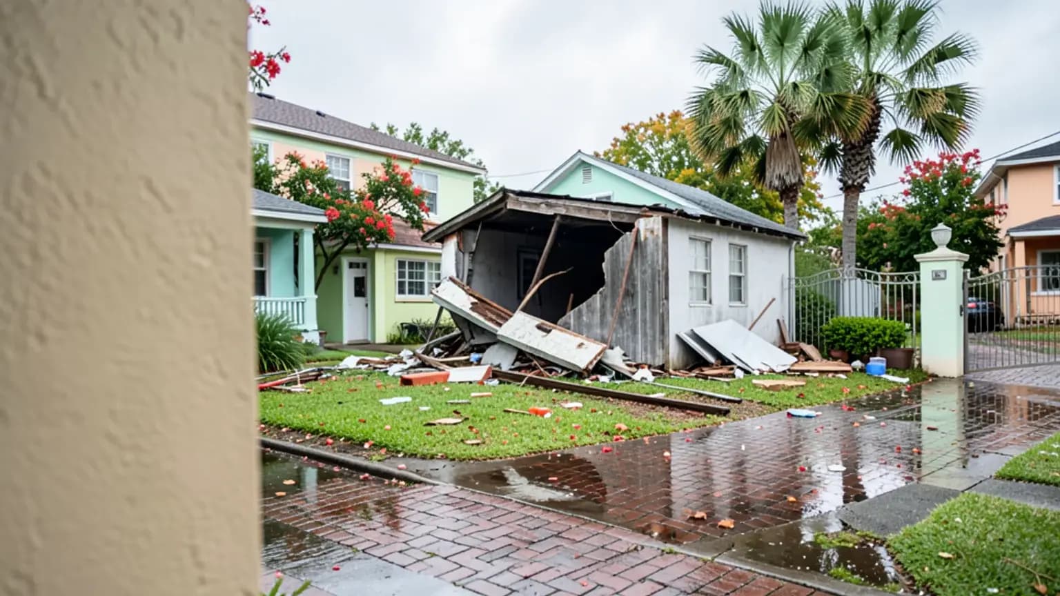 Hurricane Partial Structural Damage claim scenario