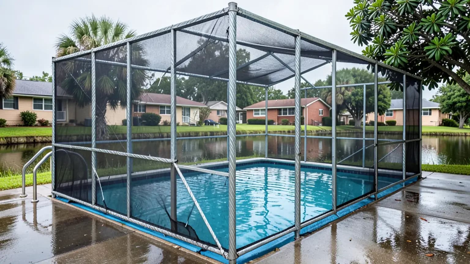 Wind Garage Door Blown In claim scenario