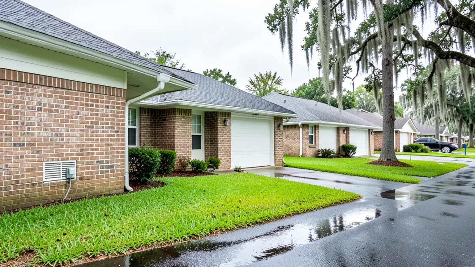 Tornado Damage claim scenario photograph
