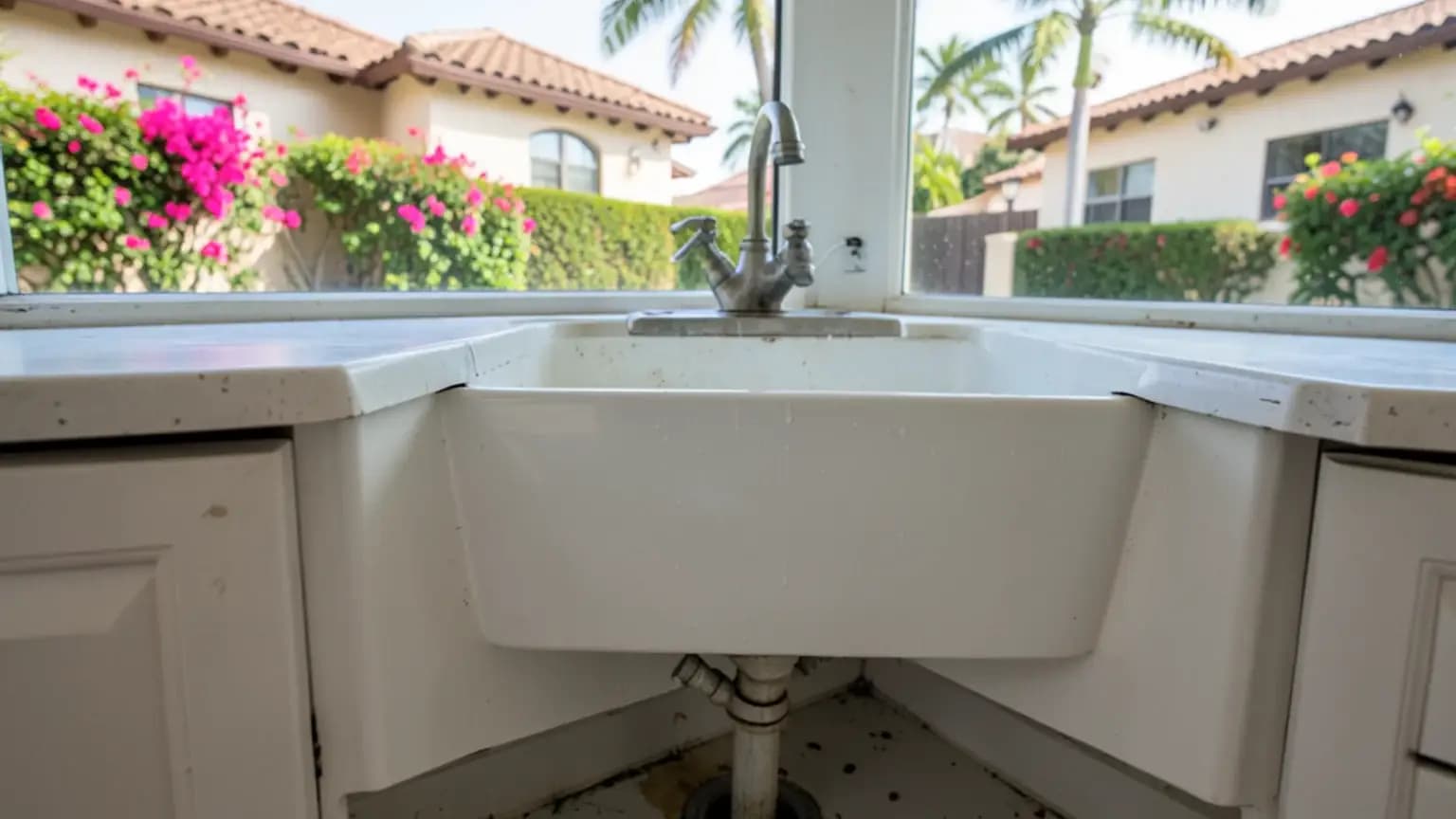 Pipe Burst / Plumbing claim scenario photograph