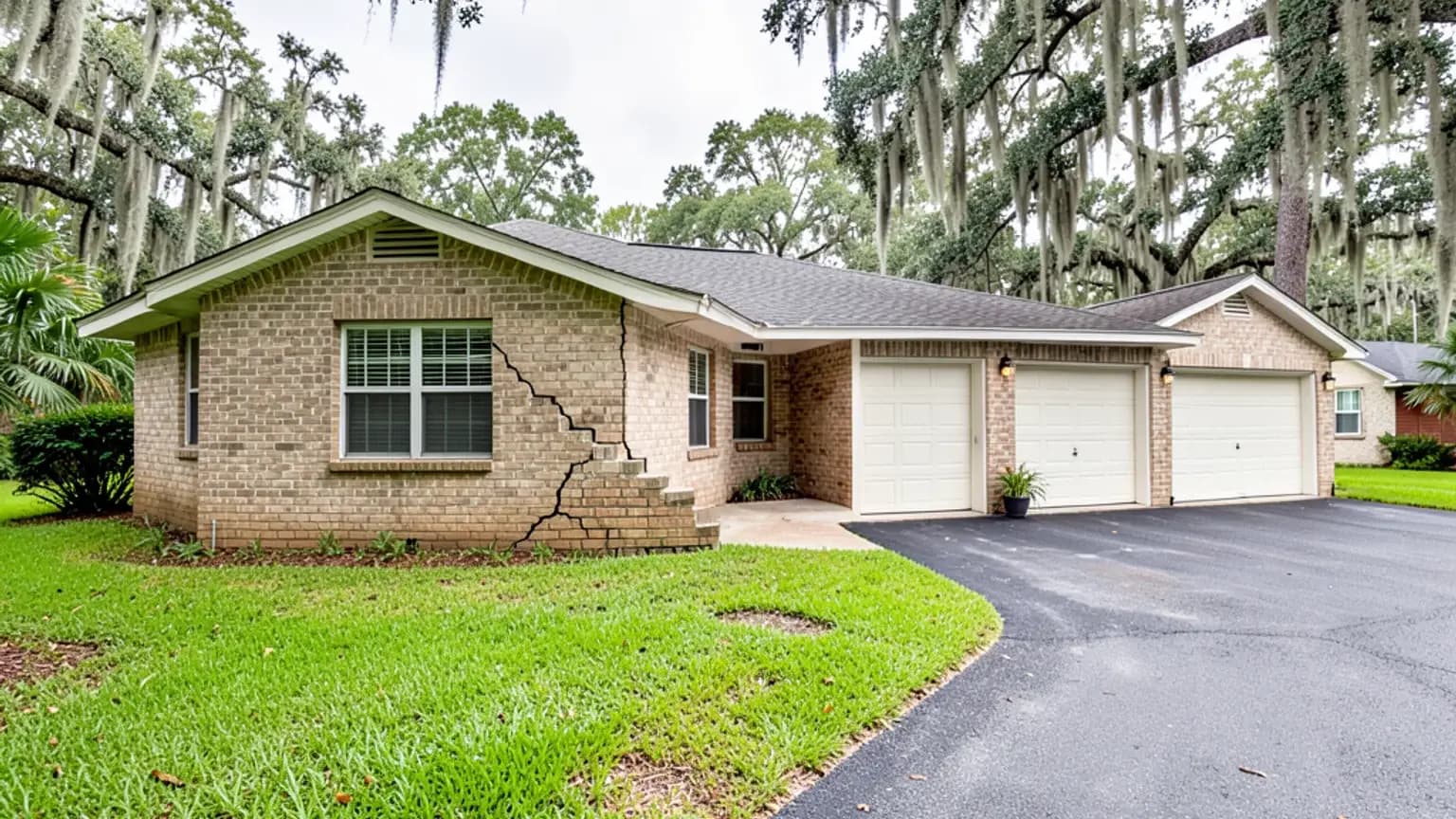 Minor Sinkhole Stabilization claim scenario