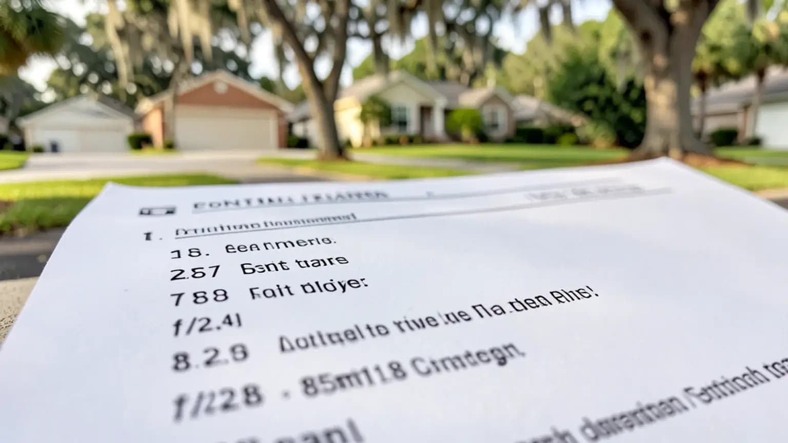 Document detail close-up