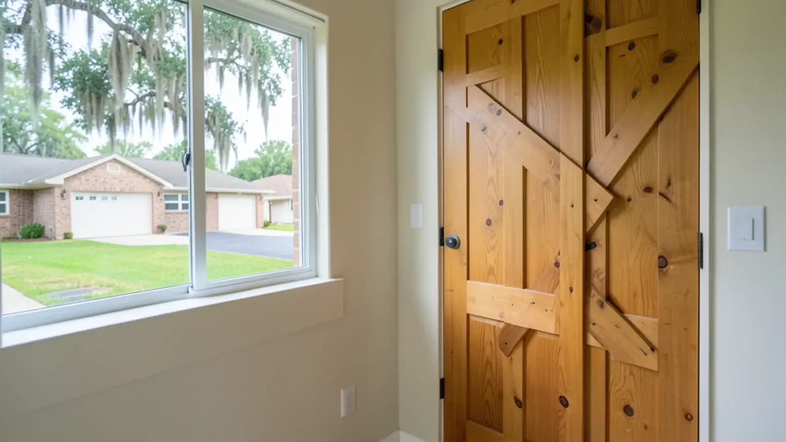 Florida hurricane prep with shutters and supplies