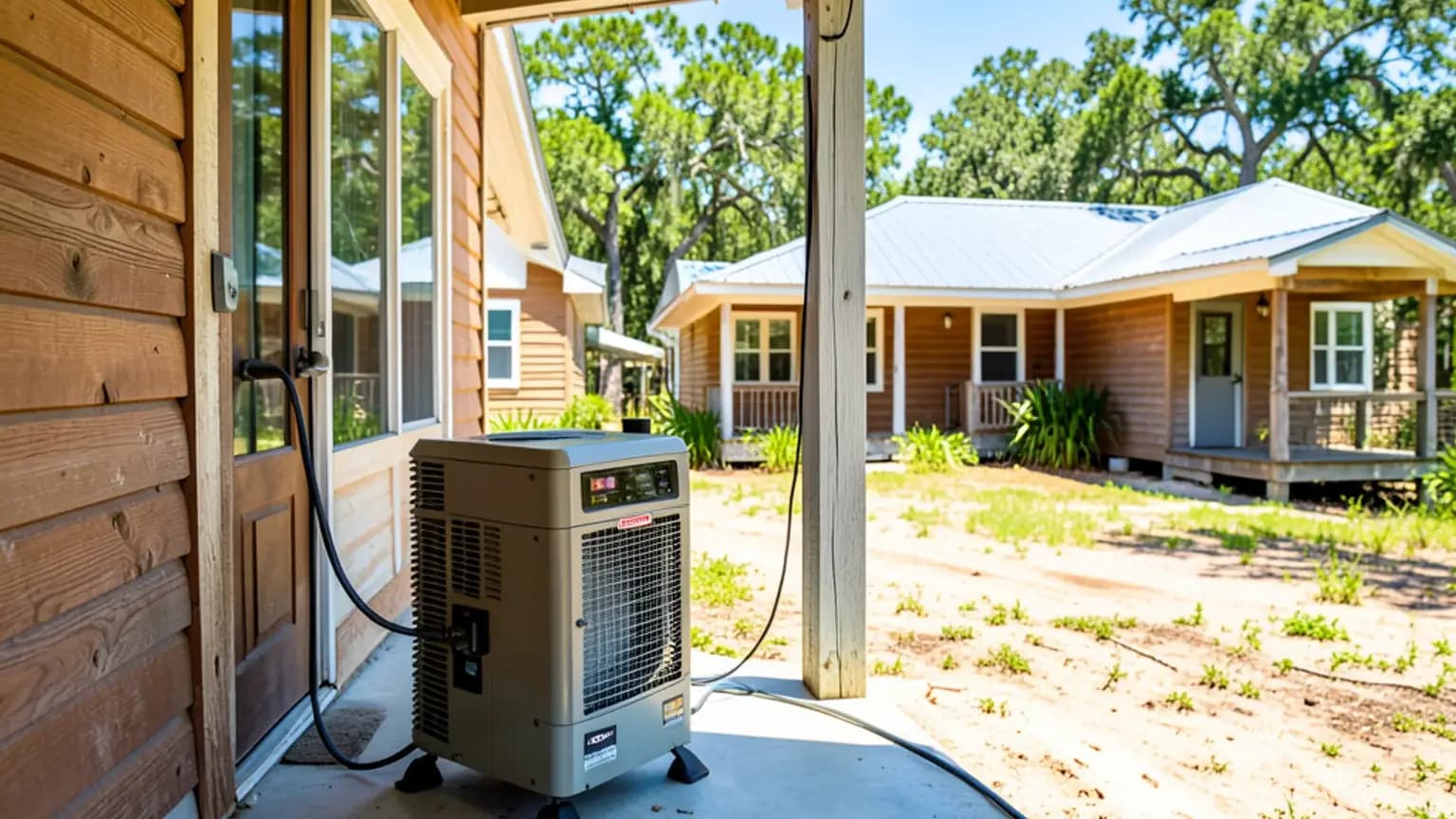 Homeowner documenting vehicle impact with a smartphone camera