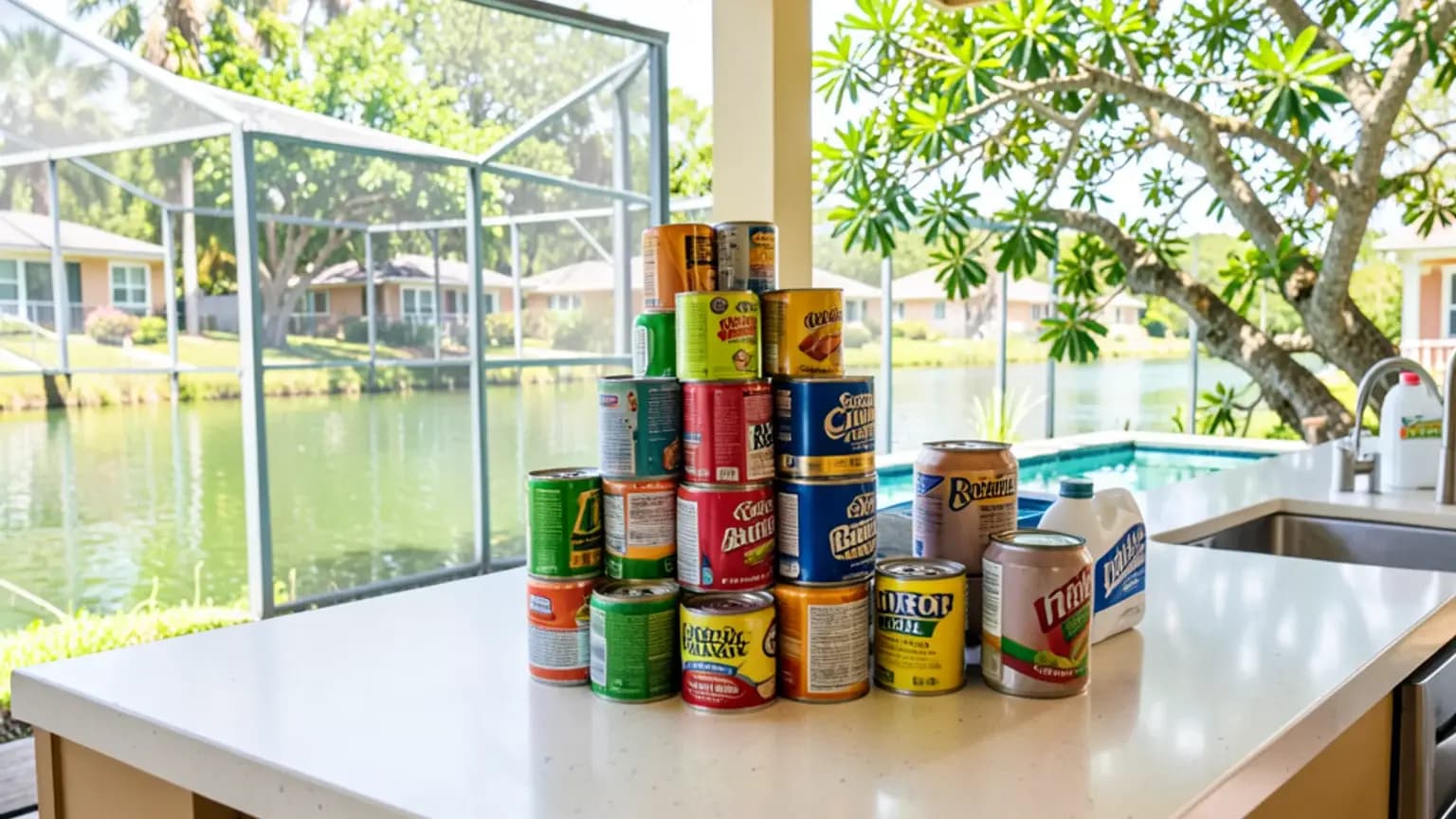 Homeowner documenting roof damage with a smartphone camera