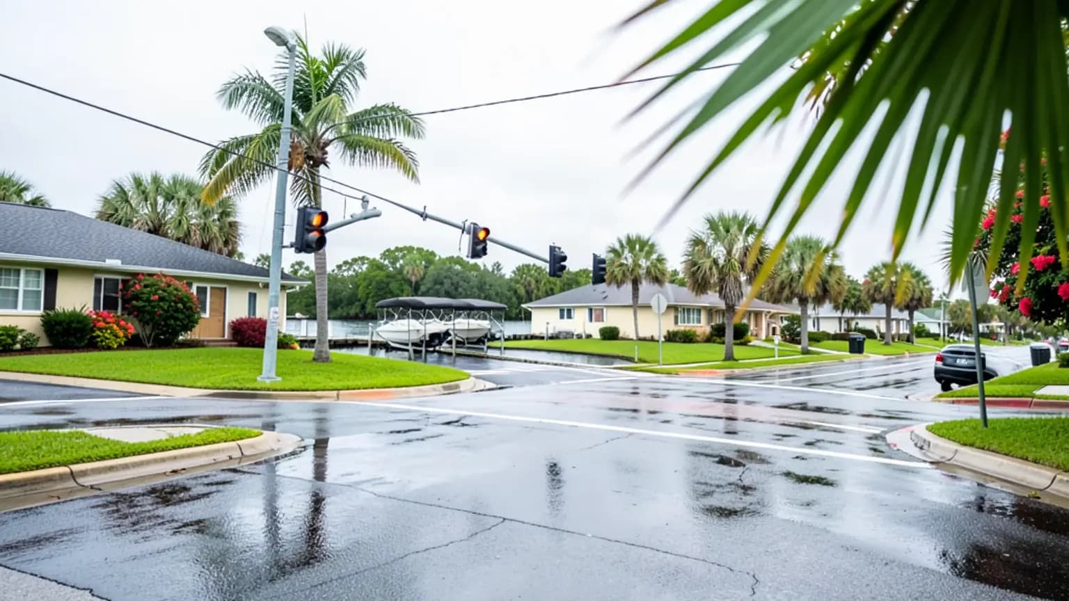 Hurricane Andrew storm impact photograph
