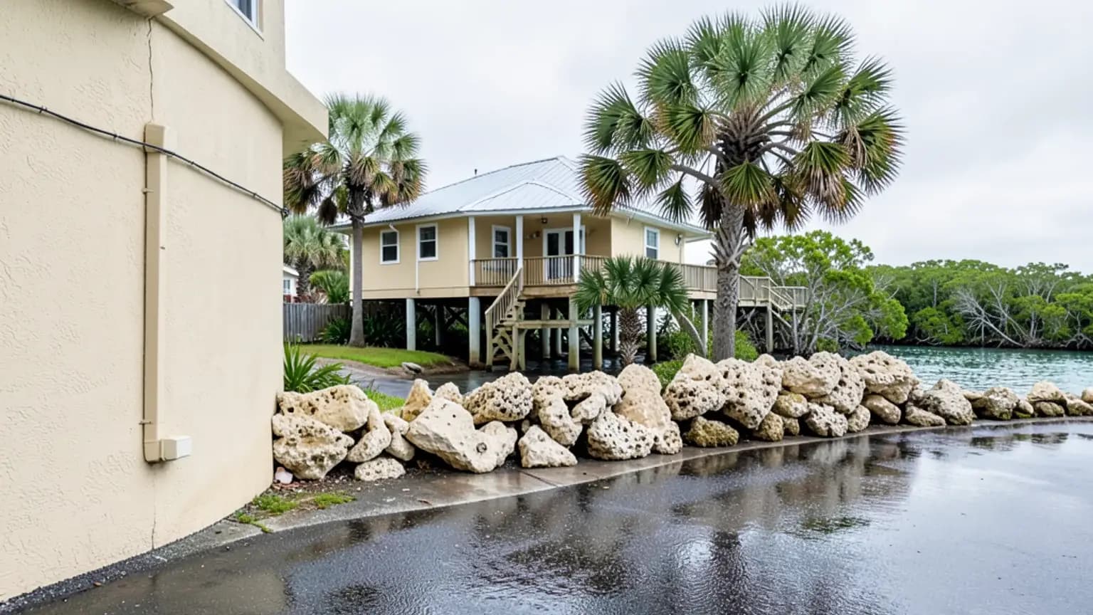 Hurricane Irma storm impact photograph