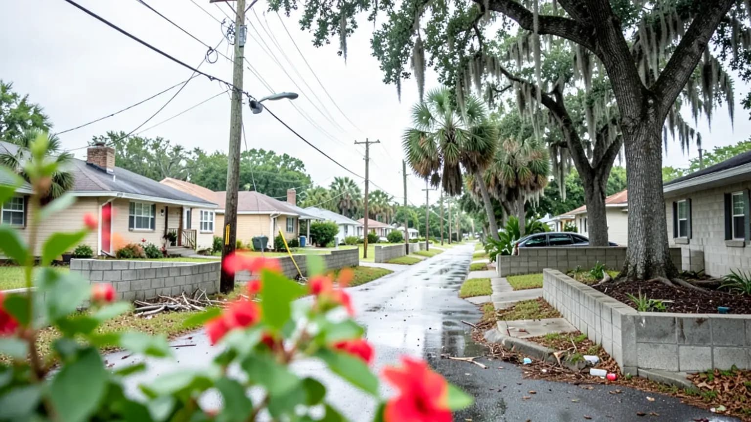 Hurricane Rita storm impact photograph