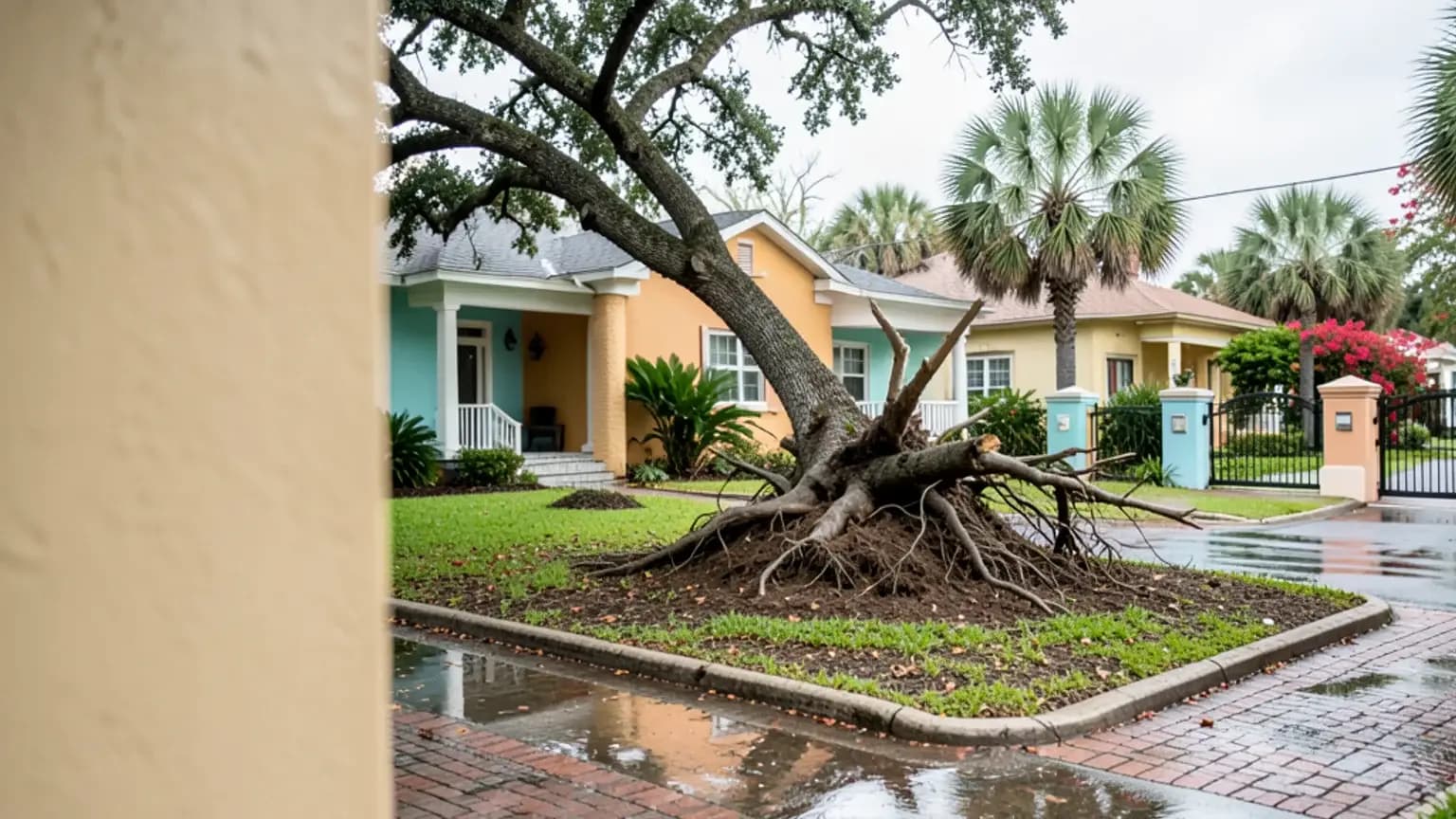 Hurricane Ian storm impact photograph