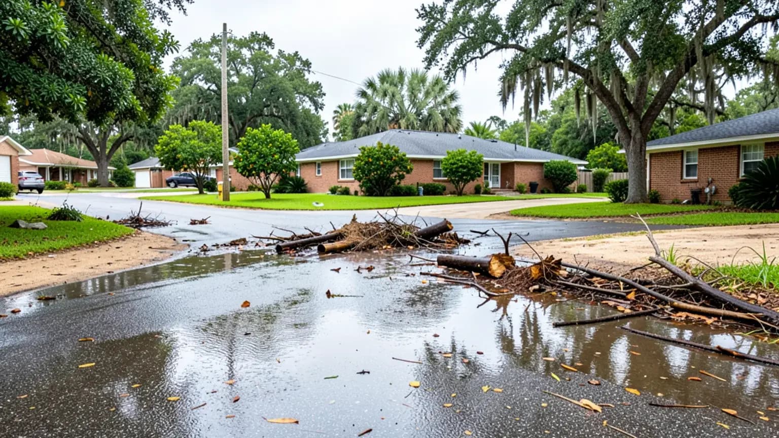 Tropical Storm Andrea storm impact