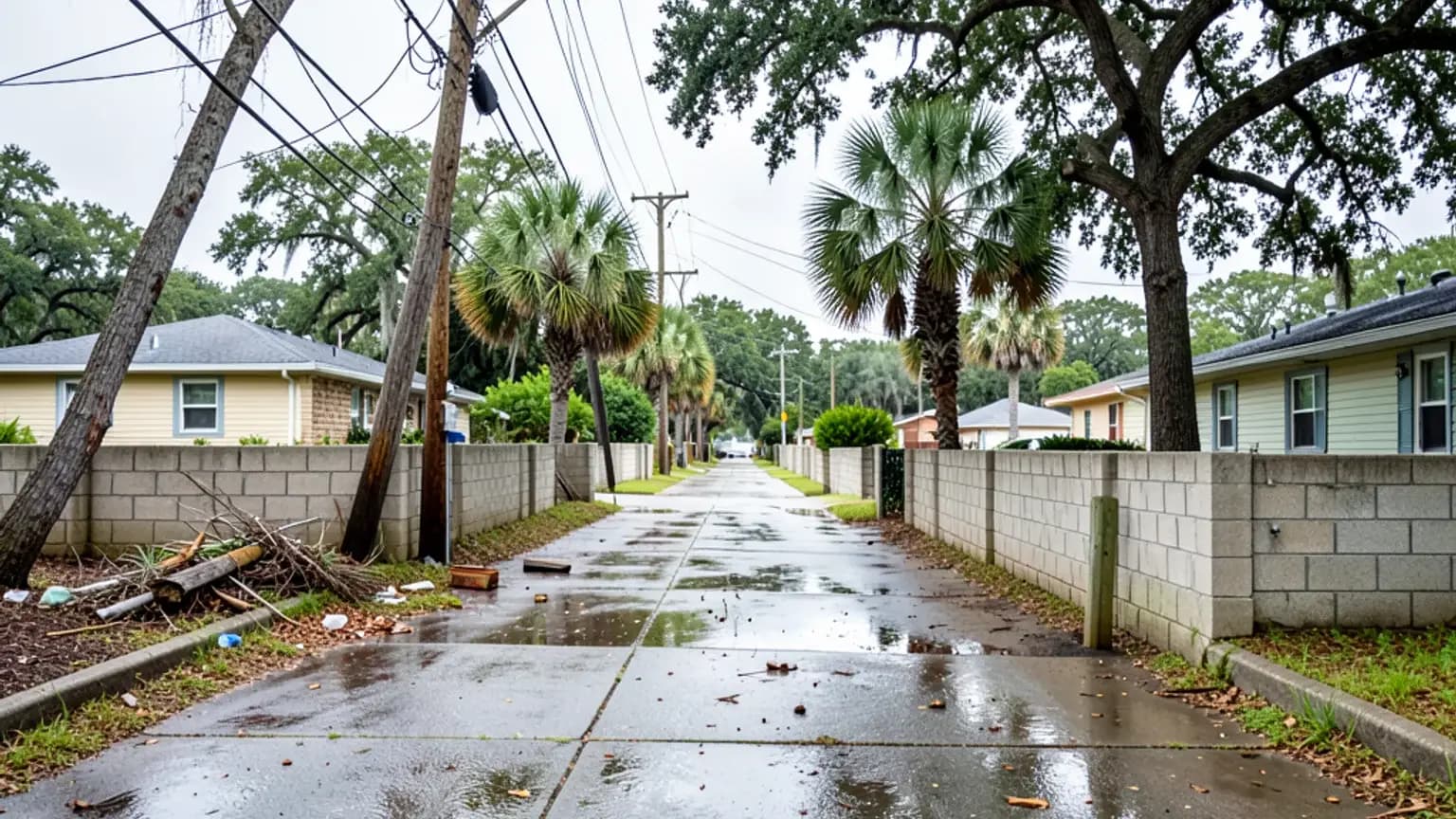Hurricane Katrina (FL impact) storm impact photograph