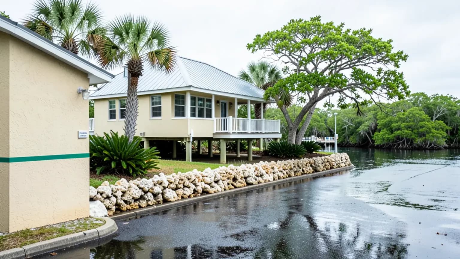 Hurricane Matthew storm impact photograph