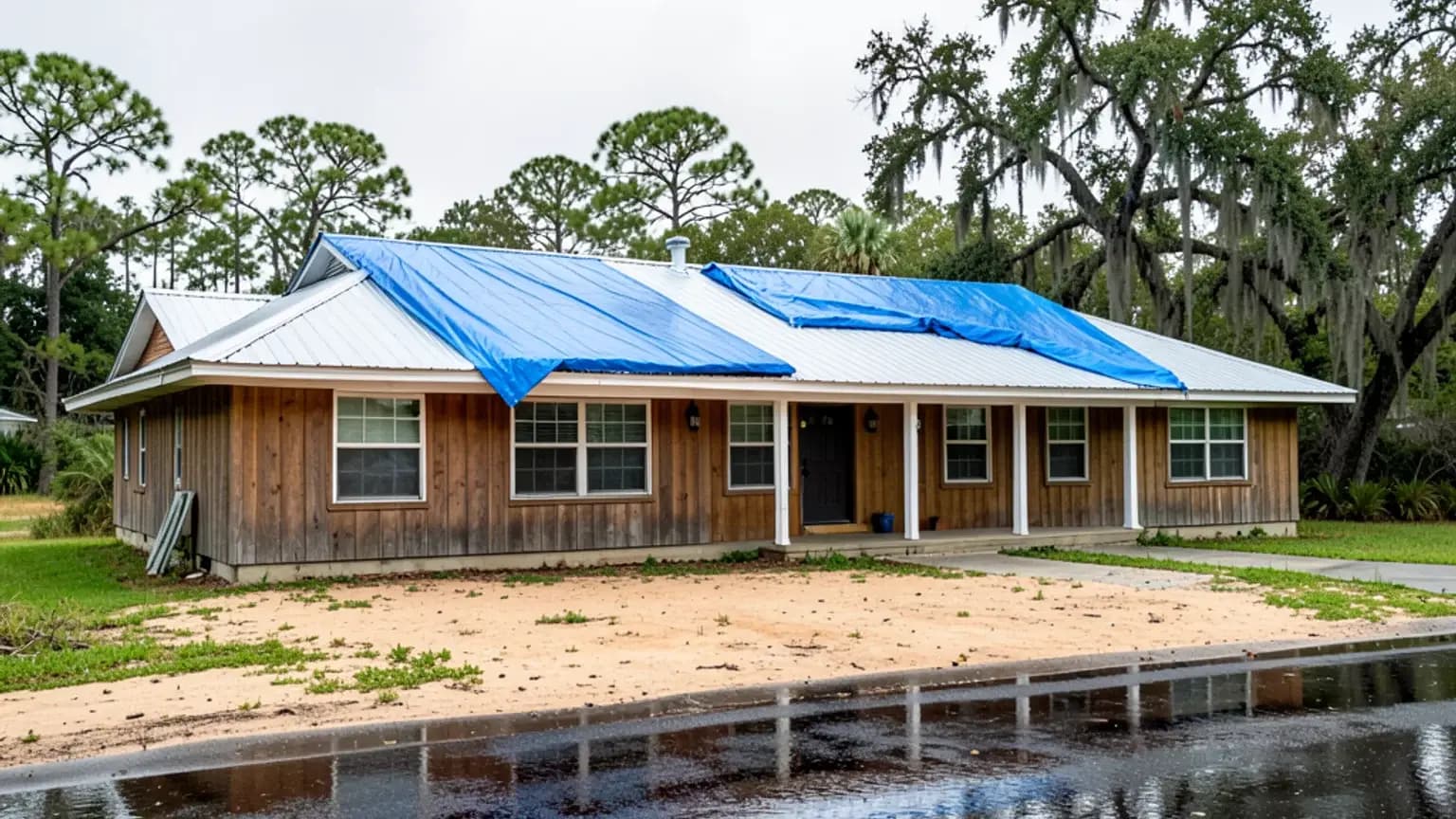 Case study: Destin beachfront condo: proper wind vs flood split.