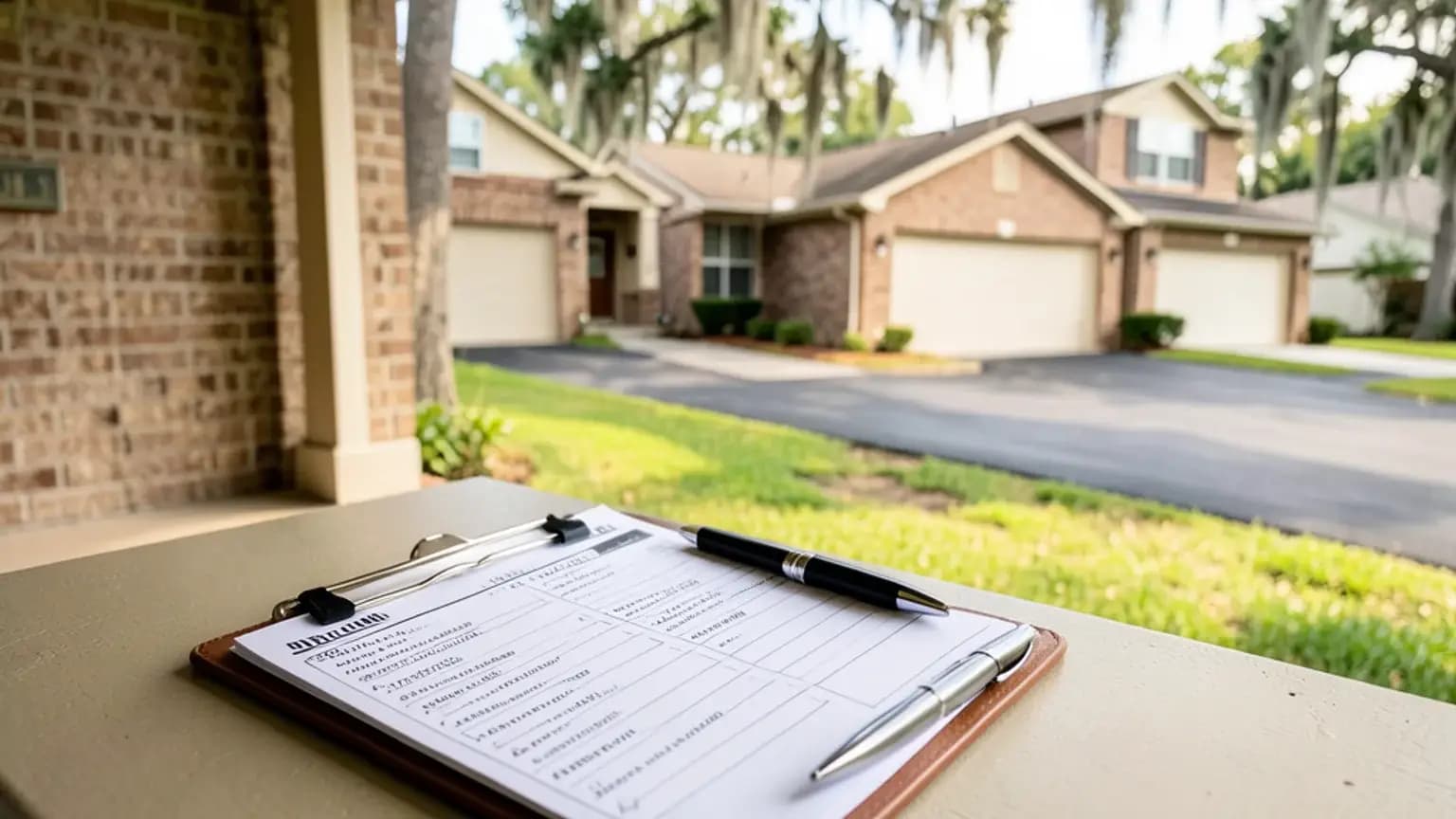 Florida inspection tools on a workbench