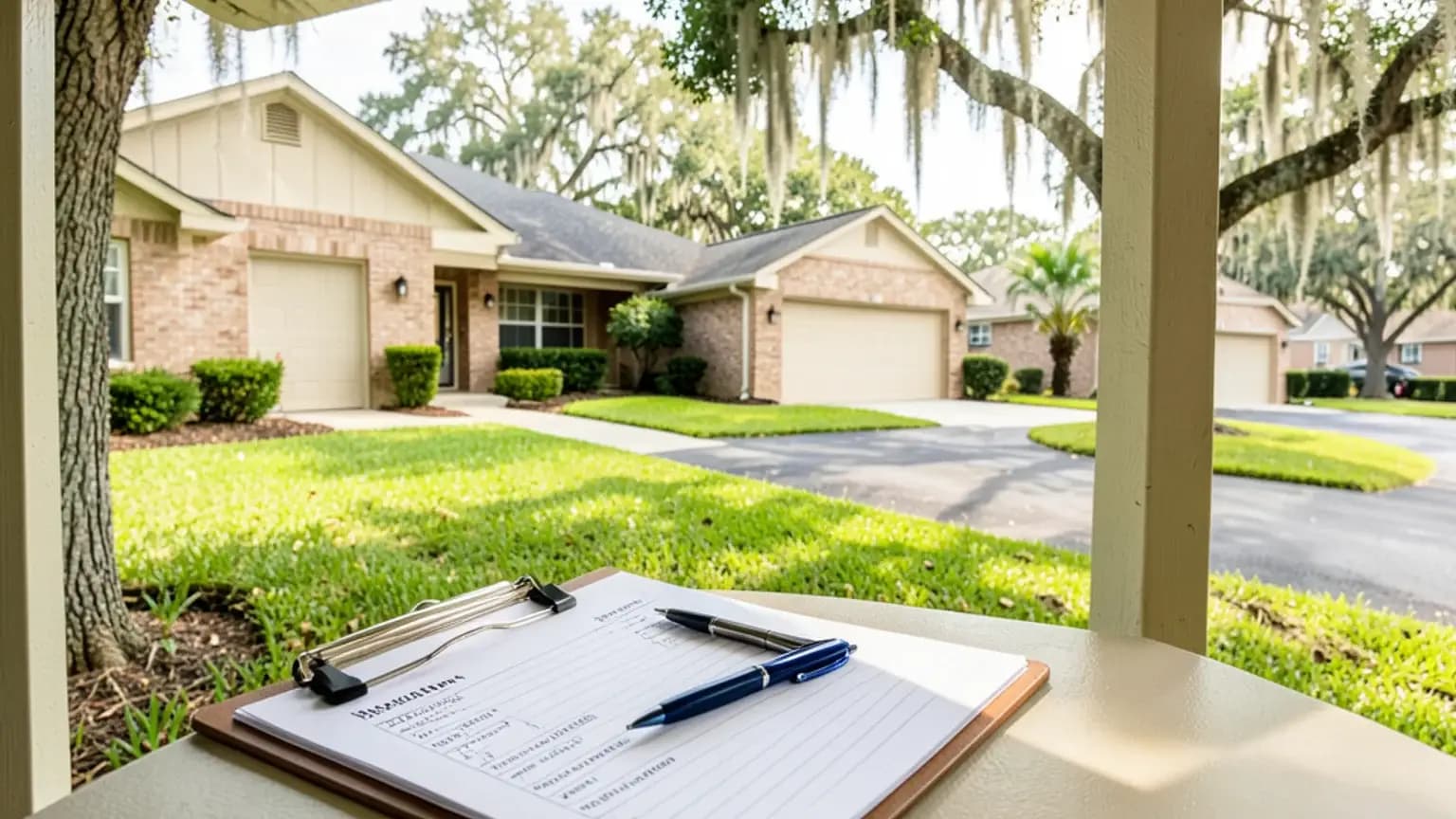 Florida inspection ladder and tools