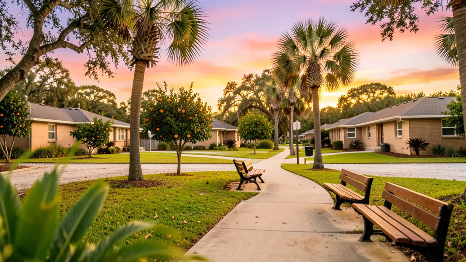 Florida home and landscaping