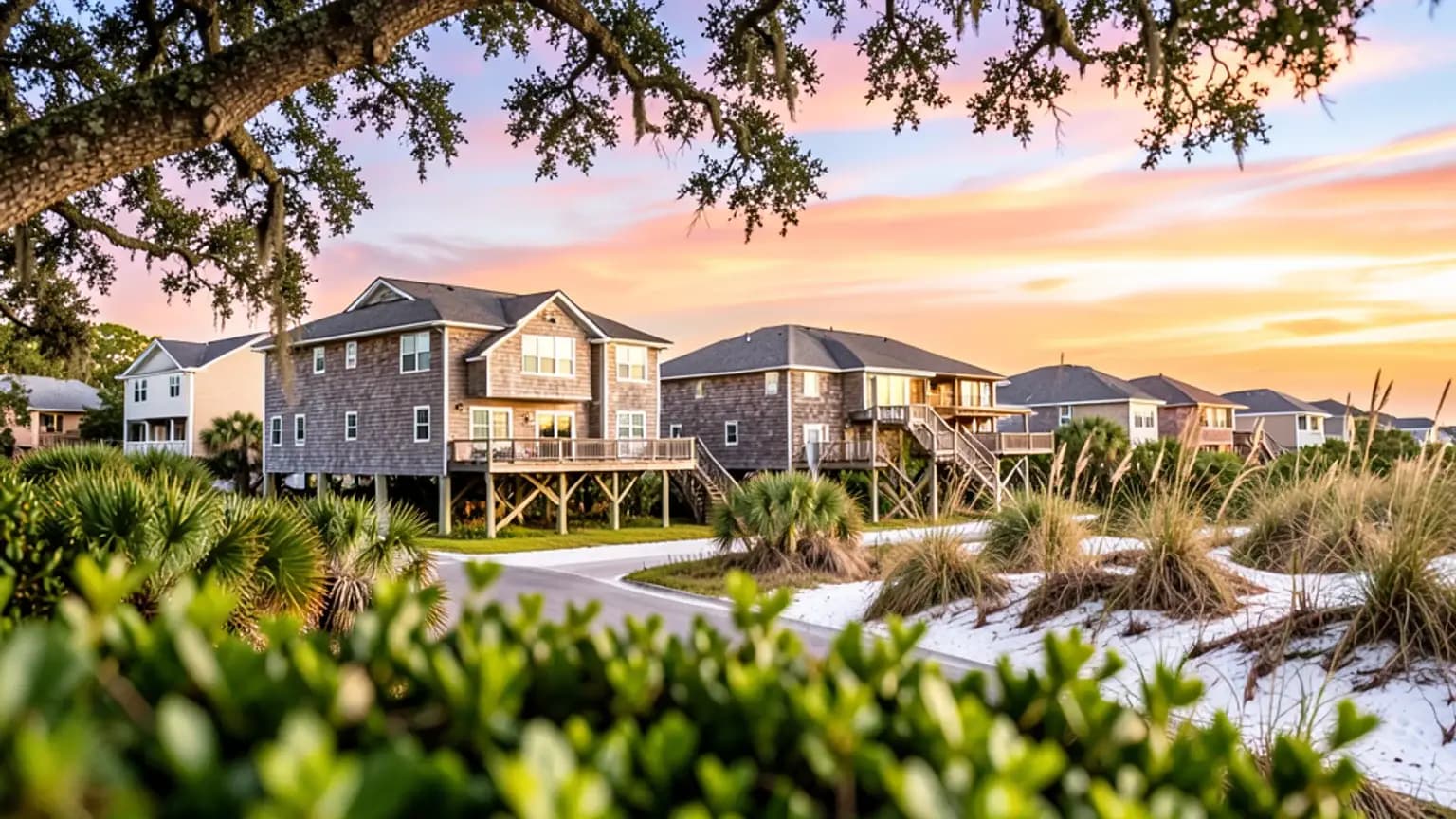 Aerial view of Gulf County, Florida