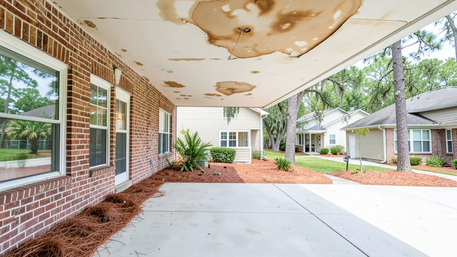 Carpet wicking caused damage beyond immediate area. body image 1