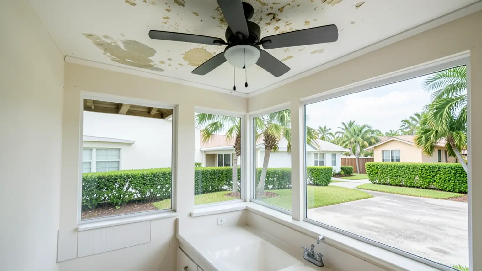 Bathroom Mold from Water Damage Florida Claim Guide. body image 1