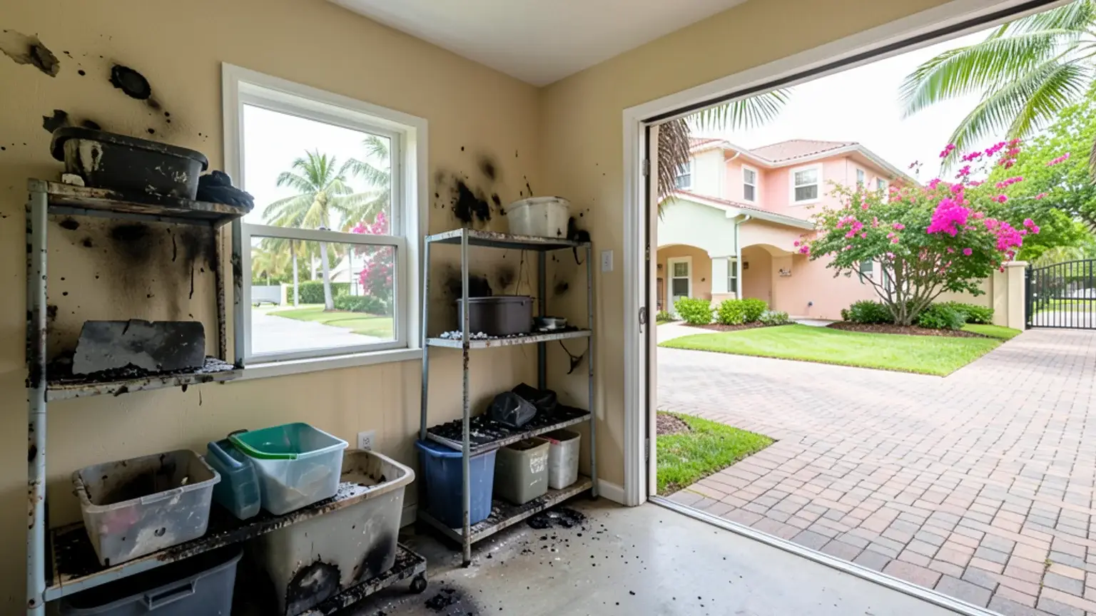 Wildfire smoke damaged contents from remote fire. body image 1